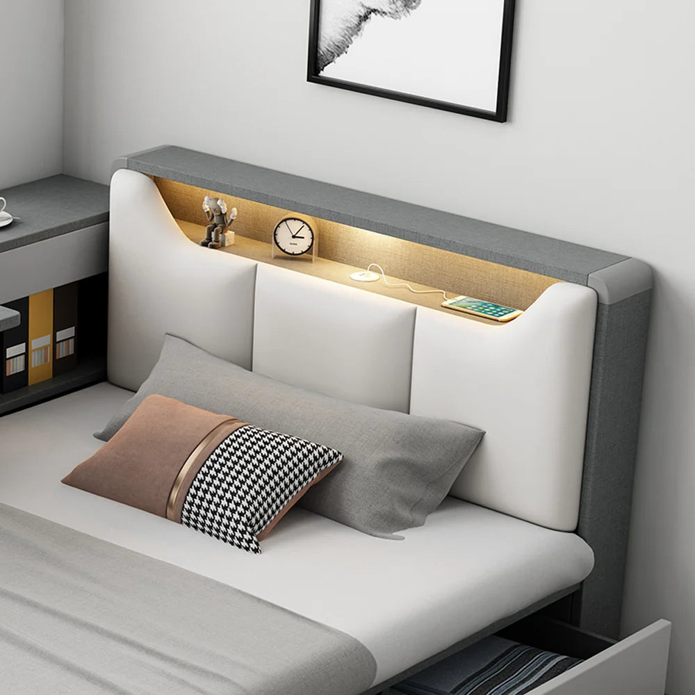 Modern multifunctional bed