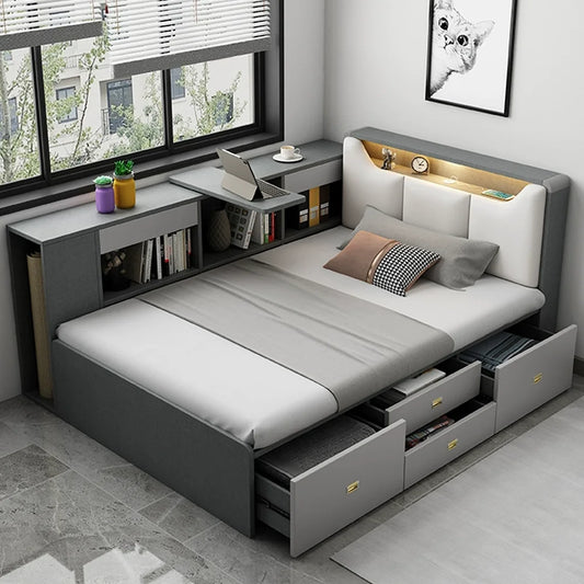 Modern multifunctional bed